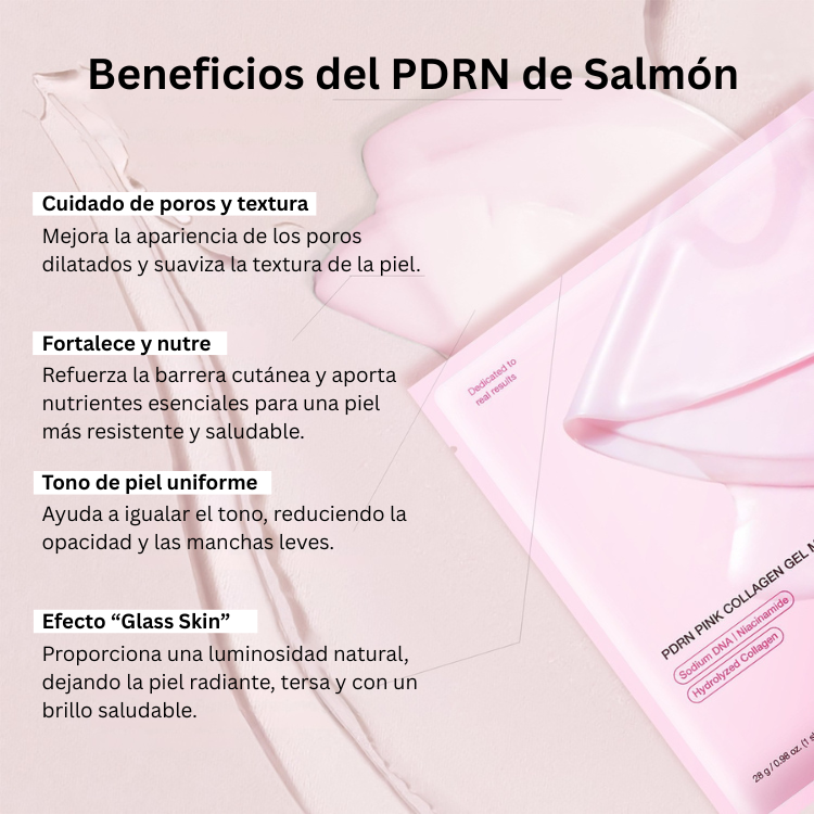 Mascarilla Rosa con PDRN de ADN de Salmón PuraDerma™
