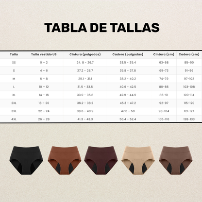 PuraDerma LeakGuard™ Bragas