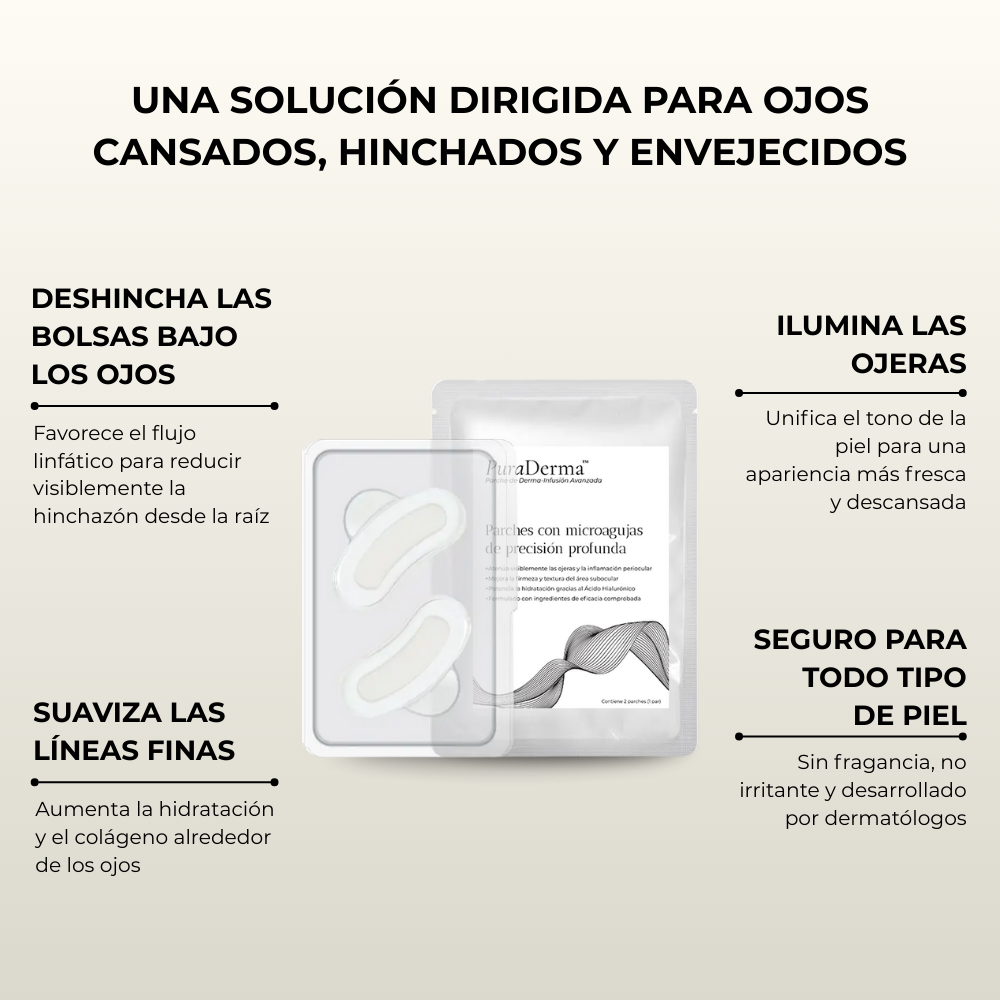 Parches PuraDerma™  - Reduce las ojeras