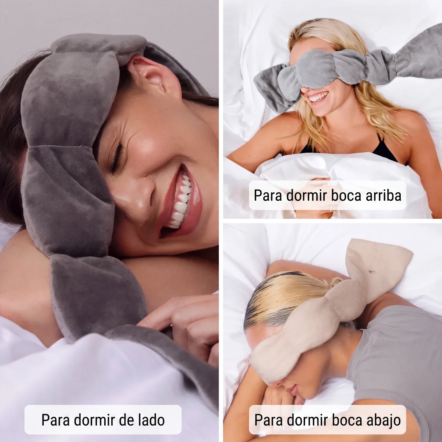 Máscara para dormir pesada