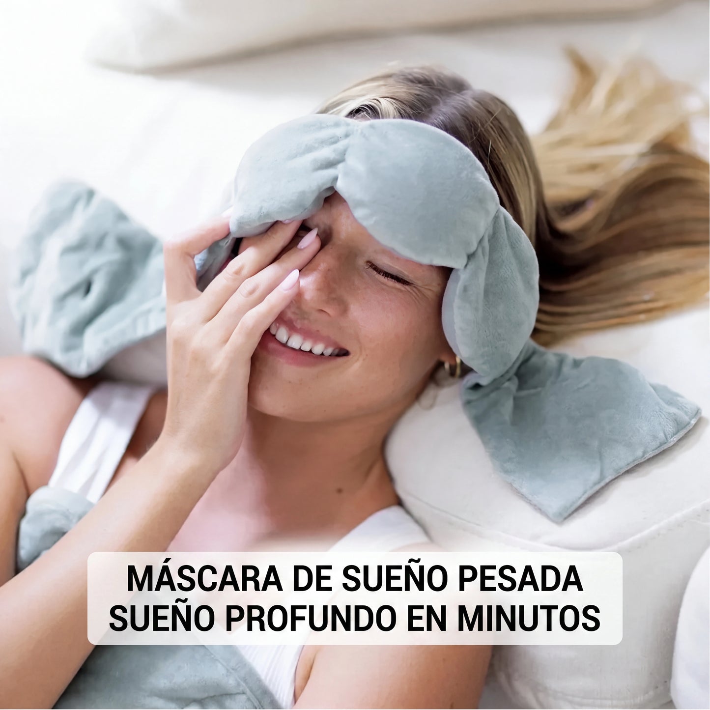Máscara para dormir pesada