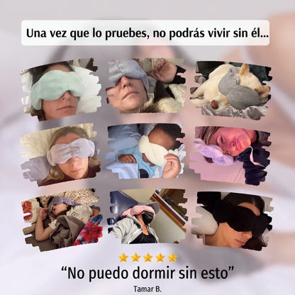 Máscara para dormir pesada